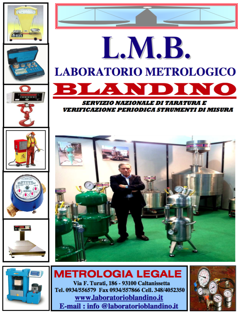 Laboratorio Metrologico | Blandino Lmb | Caltanissetta | Sicilia 